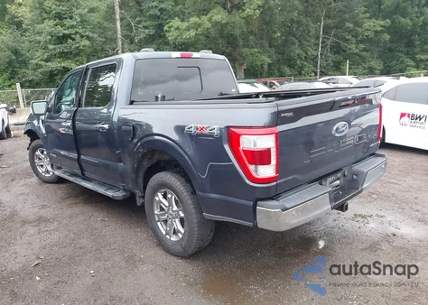 2021 Ford F-150 Lariat z USA, uszkodzony, nr VIN 1FTFW1EDXMFB04086